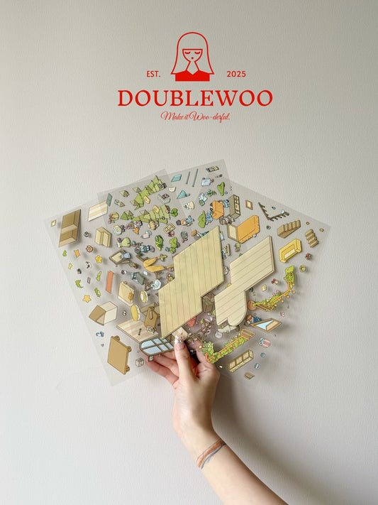 DOUBLEWOO Girls Hangout – DIY journaling decoration by DOUBLEWOO