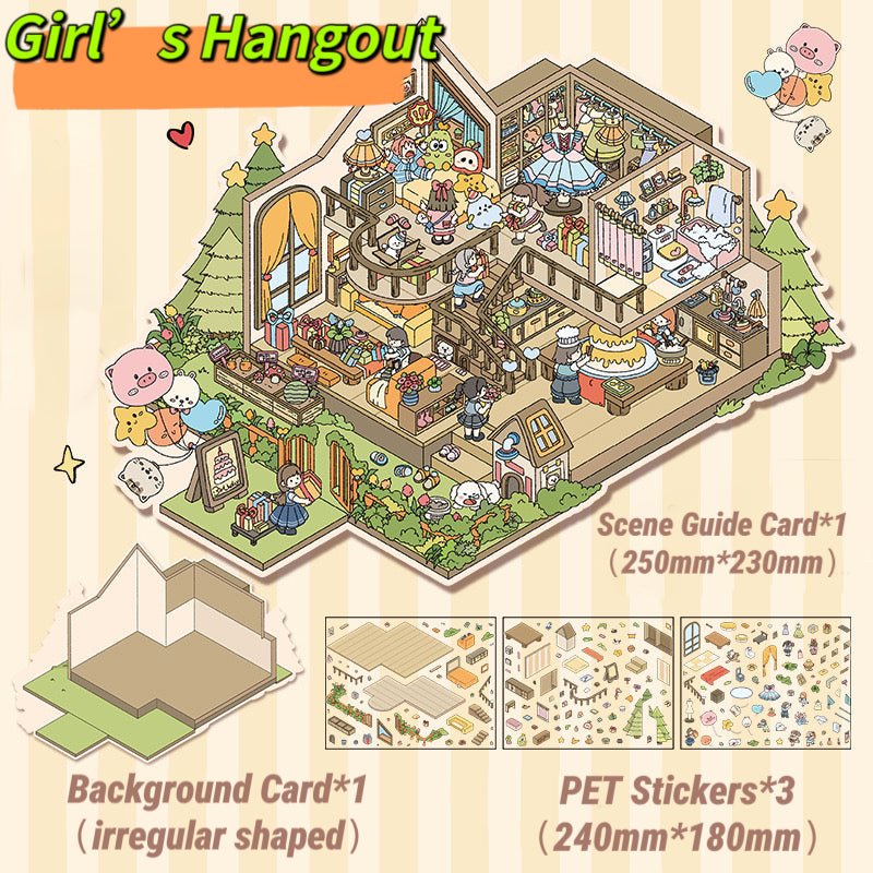 DOUBLEWOO Girls Hangout – DIY journaling decoration by DOUBLEWOO