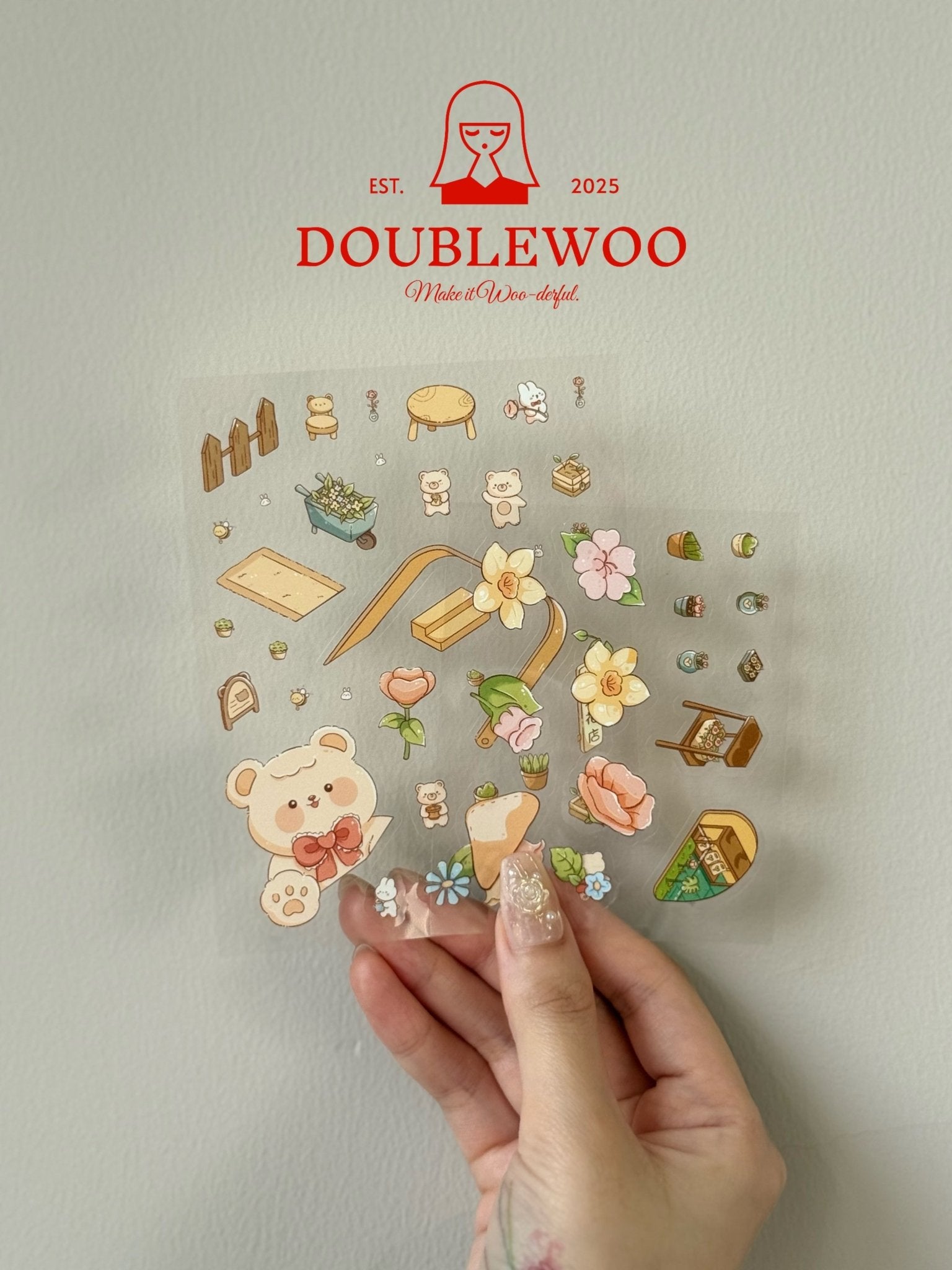 Street Shop Series –Panda Florist – DIY journaling decoration by DOUBLEWOO