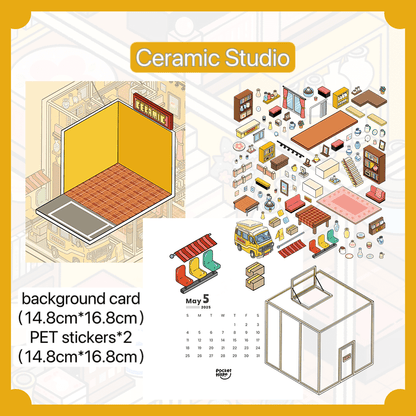 Creative Corners Series | Mini Studio-Inspired Scene Stickers| DoubleWoo