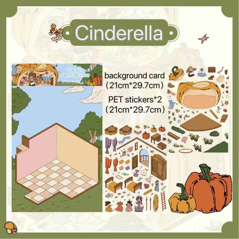 Whimsical Illustration Series | Large Size Scene Stickers – DOUBLEWOO