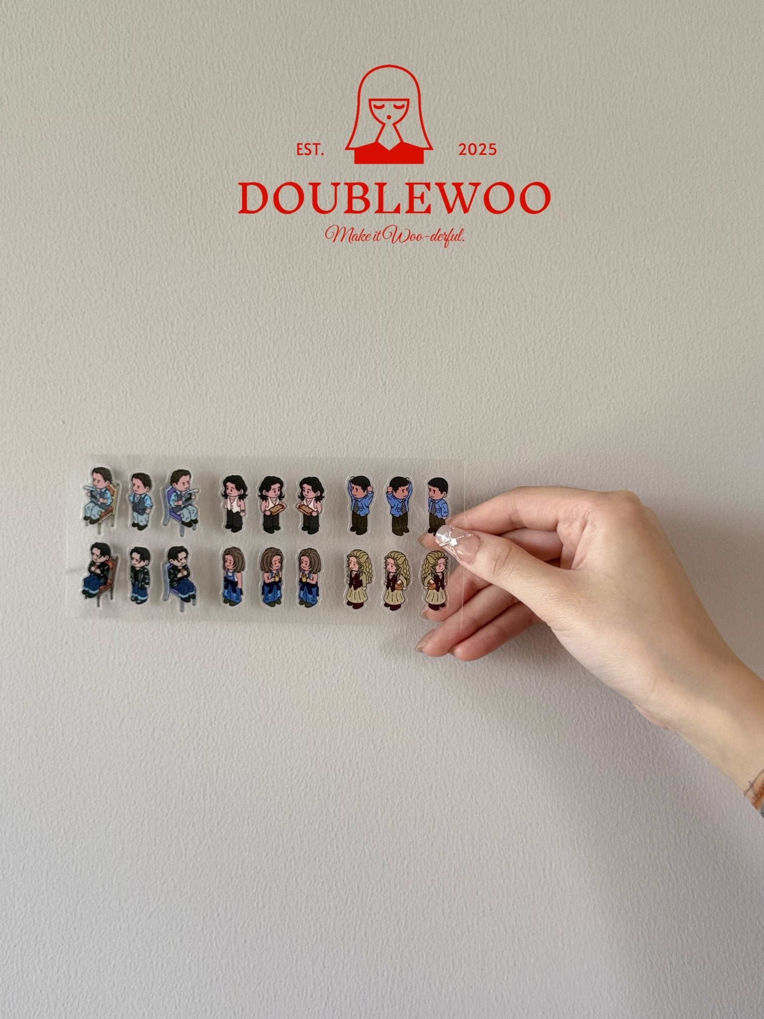 DIY scenery sticker of Monica's Kitchen from DOUBLEWOO Friends Series