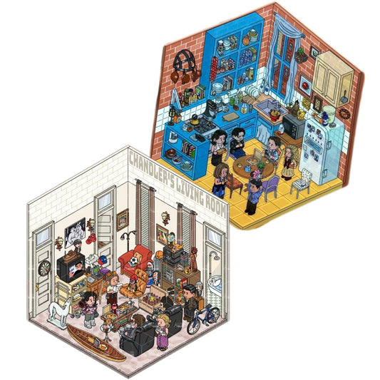 Friends Series Sticker Set – Monica’s Kitchen & Chandler’s Living Room