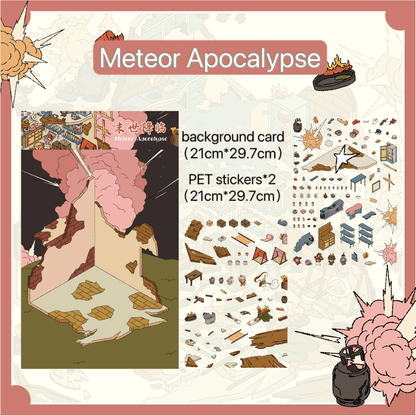 Whimsical Illustration Series | Large Size Scene Stickers – DOUBLEWOO
