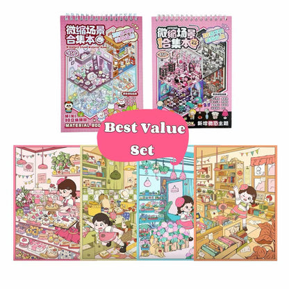 Set of illustrated books with a 'Best Value Set' label on a white background