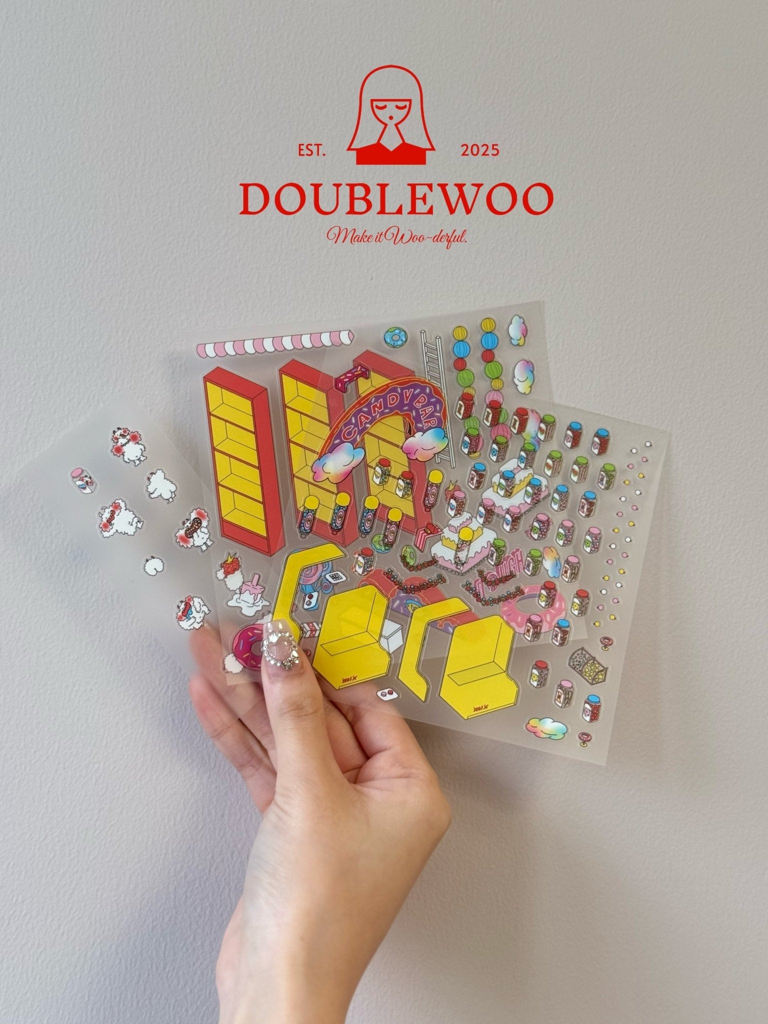 DOUBLEWOO Tough Candy Little Rascals Tough Candy scene sticker – PPQQ DIY candy shop theme